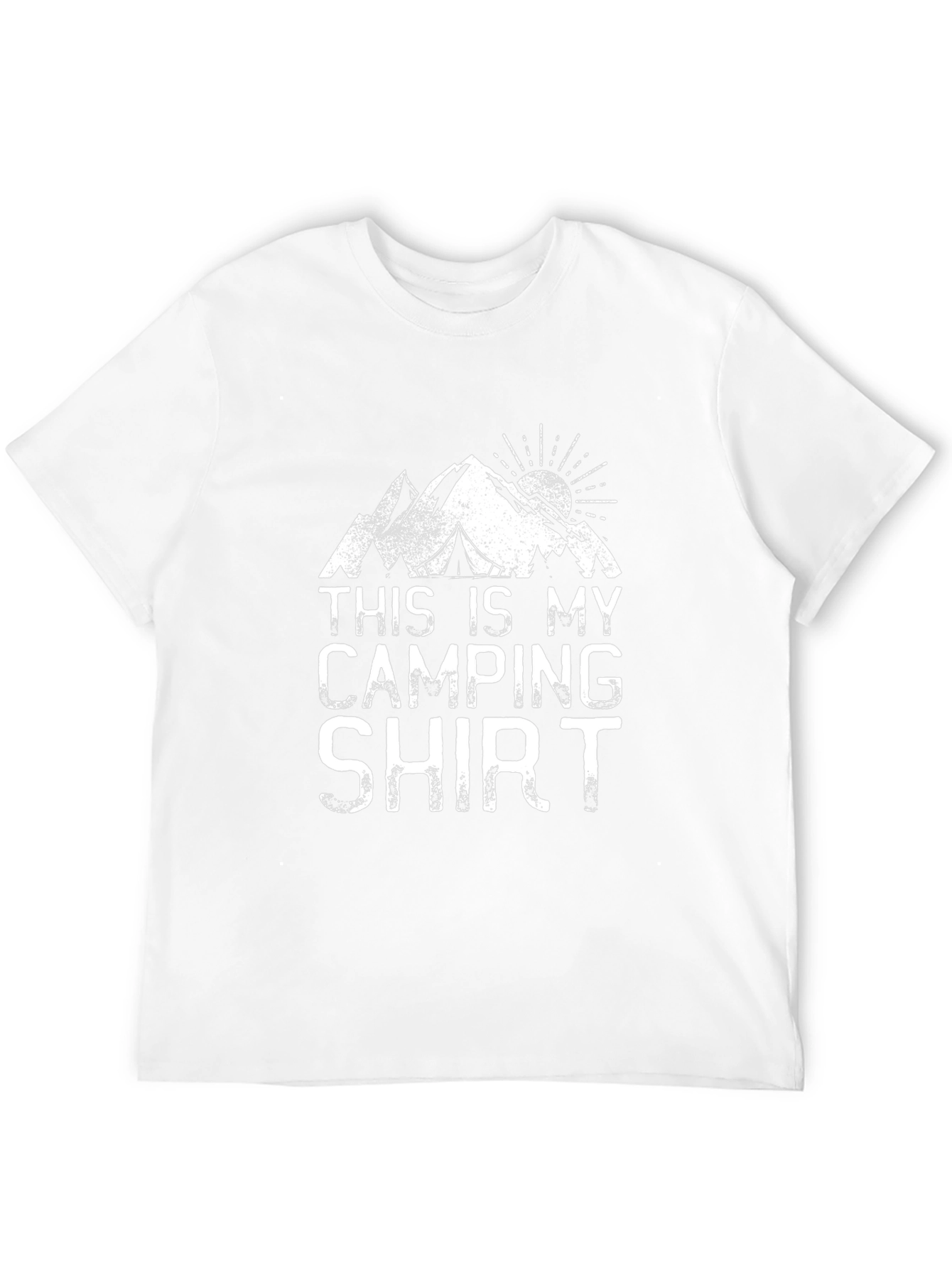 Camping Shirt - This Is My Camping Shirt Black Cotton Tee