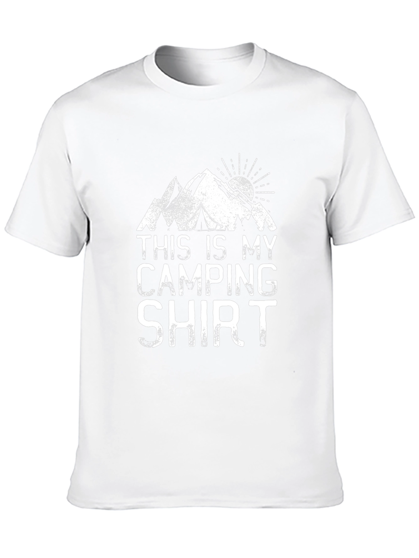 Camping Shirt - This Is My Camping Shirt Black Cotton Tee