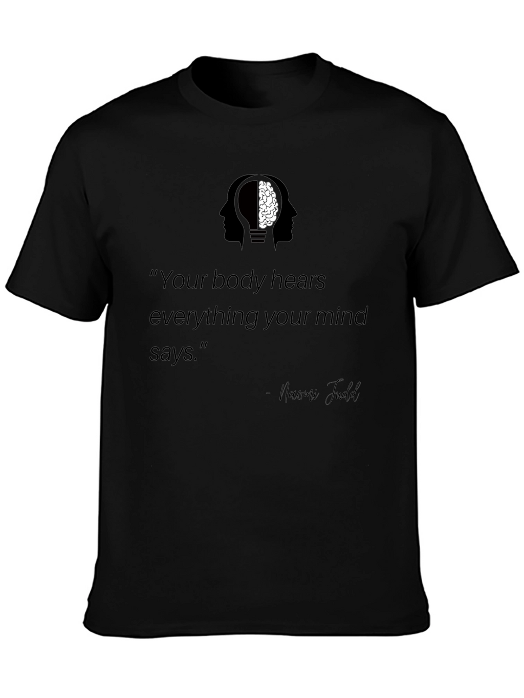 Mind-Body Connection T-Shirt - Inspirational Quote Tee
